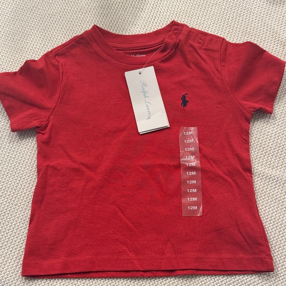 Ralph Lauren Kids Red Short Sleeve Tee